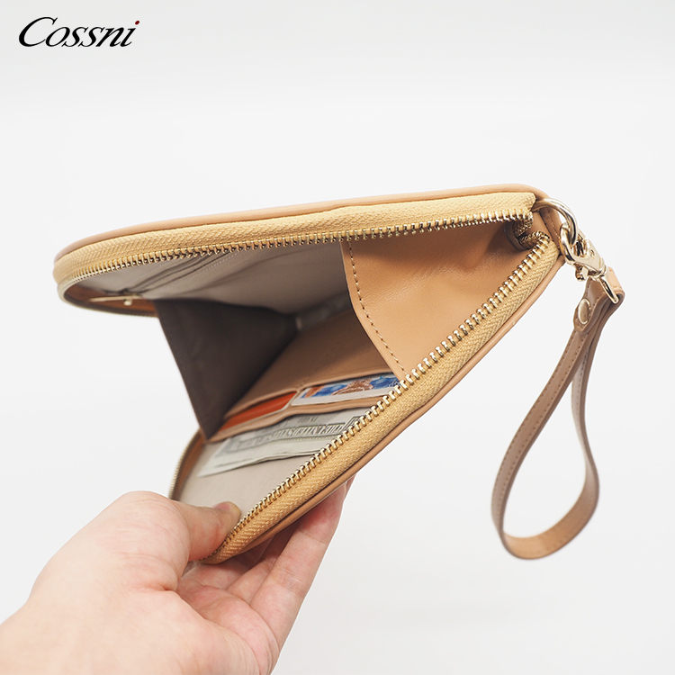 New product custom wholesale Half Round shape PU leather clutch bag Ladies handbags women wallets