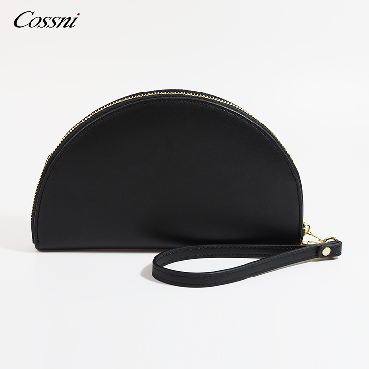 Wholesale PU leather Half Round shape clutch bag Ladies handbags women wallet