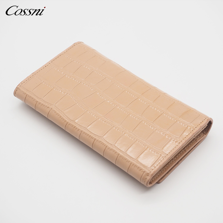 2021 NEW Customize logo Stone pattern leather travel RFID blocking envelope women Pouch purse