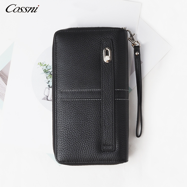 Wholesale Custom design Long Zip Wallet Youth Leisure Cardsmulti-function Thin Soft Wallet