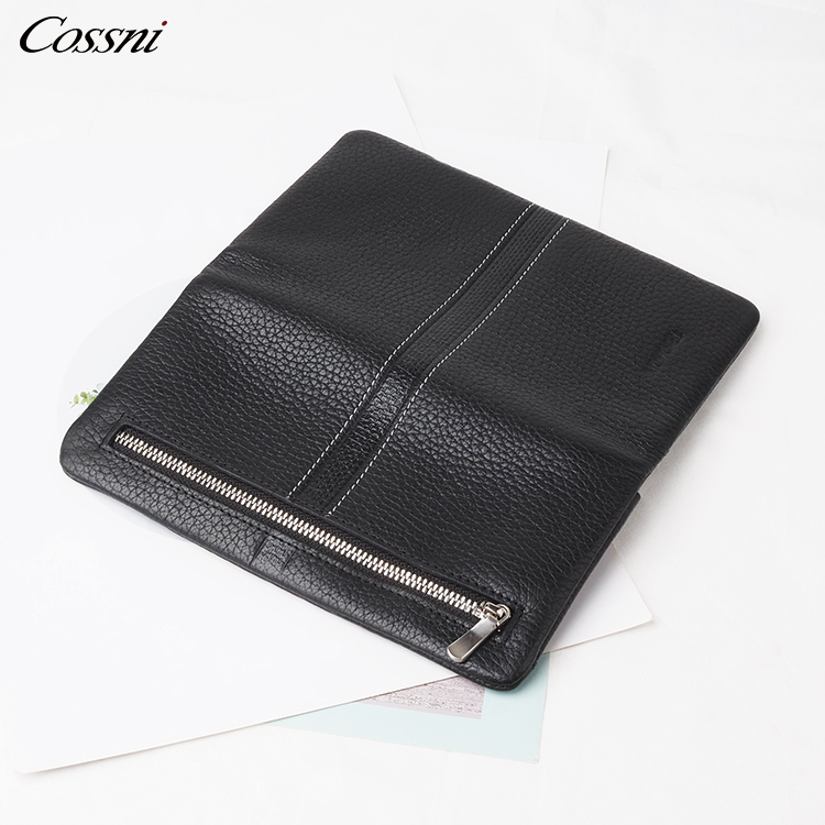 2020 New product Custom RFID Blocking Card Holder Genuine Leather Long Men's Wallet