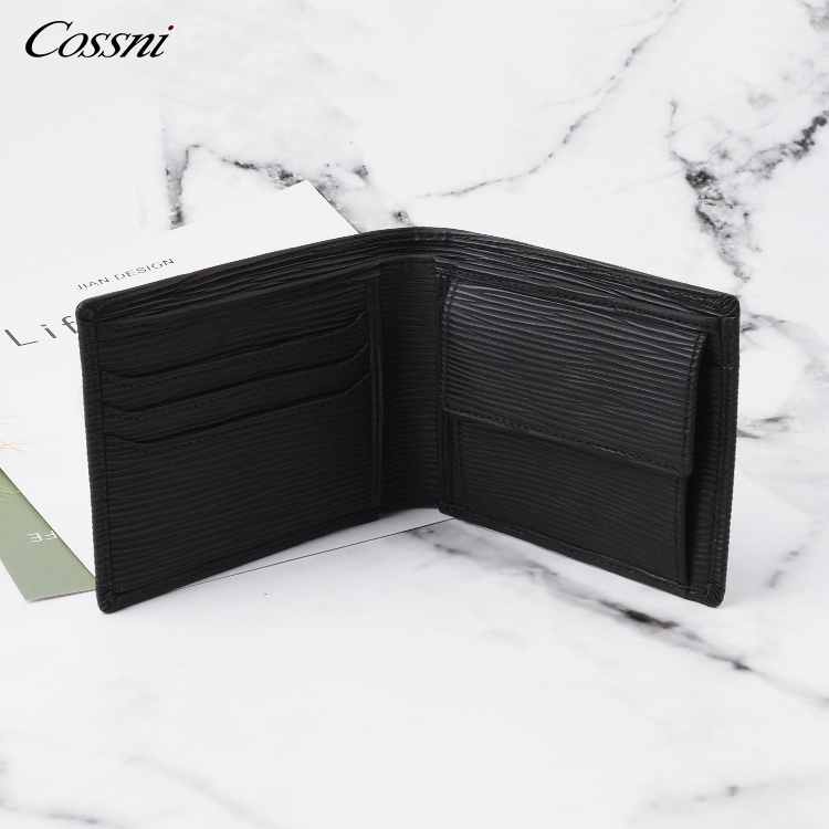 2020 popular genuine leather card holder purses for men bifold RFID men leather wallet