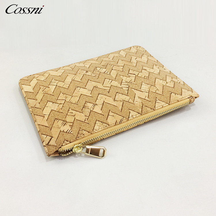 Vegan Cork Wallets Purse Handbags for Womens Eco Friendly Cork Clutch Bag