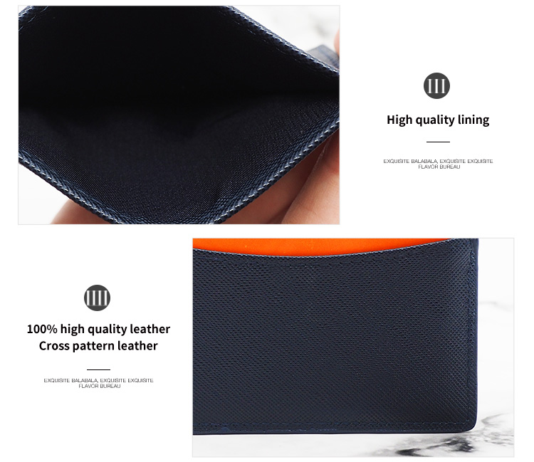 Wholesale top leather card holder ID credit card holder business case