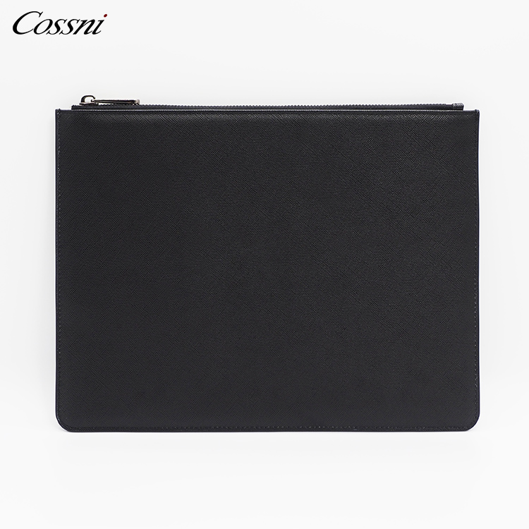 wholesale classic cow genuine Leather Handle Clutch bag Fashion Wallet Mens Purses Style Handbag