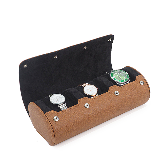 Custom LOGO leather travel watch pouch watch bag