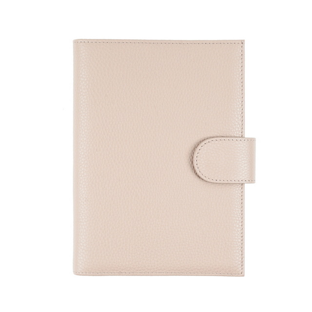 Wholesale B5 A6 School Notebooks Journal Customized Leather  Note book With Card Holder