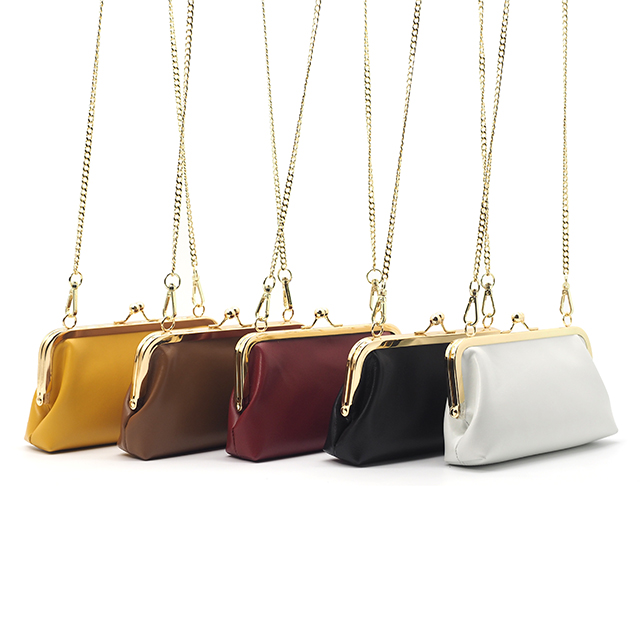 Genuine Leather Handbag Chain Effect Custom Logo Handbags For Women