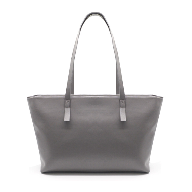 Wholesale Lady's Grey Handbags Daily Leather Tote Bag For Women