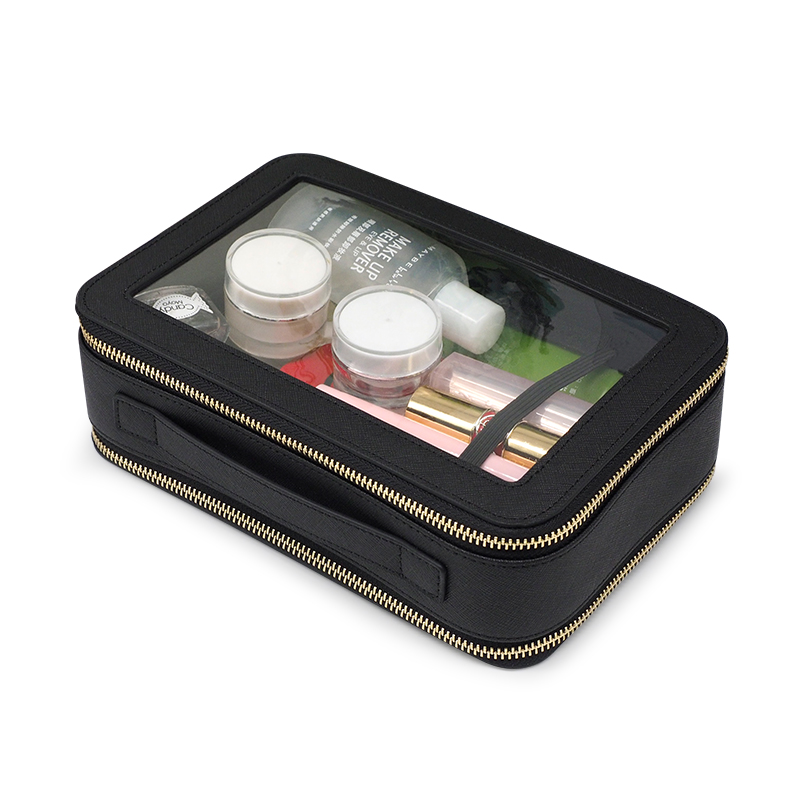 Cossni Luxury Portable Organizer Travel TPU Makeup Bag